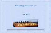 Lección 1: La partida de ajedrez - elajedrezesvida.comelajedrezesvida.com/Programa de ajedrez..pdf · Cursos de ajedrez con el propósito de enseñar a mover las piezas existen varios