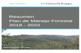 Resumen Plan de Manejo Forestal 2018 - 2022 · Resumen de promedios de caudales y turbidez 2013-2016 Bocatomas “testigos”... 22 Tabla 10. Acciones realizadas Empresa – Comunidad