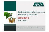 Gestión ambiental del proceso de diseño y desarrollo ... · Ecodiseño El ecodiseño es una metodología que tiene en cuenta la afección ambiental de los productos desde su concepción