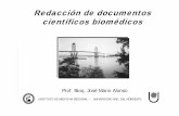 Redacción de documentos científicos biomédicosecaths1.s3.amazonaws.com/metinvmed/Clase.5.-.Escribir.un.trabajo... · •Las primeras revistas científicas de que se tiene registro