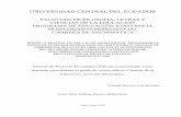 UNIVERSIDAD CENTRAL DEL ECUADOR - … · Gráfico N° 39 Teclado matricial ..... 111 . 1 , (. - . (). (). ", ...