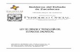 LEY DE CIENCIA Y TECNOLOGÍA - …docs.mexico.justia.com.s3.amazonaws.com/estatales/zacatecas/ley-de... · Por acuerdo del Presidente de la Mesa Directiva y con fundamento en lo dispuesto
