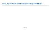 Guía de usuario del Nokia 5800 XpressMusicnds1.webapps.microsoft.com/phones/files/guides/Nokia_5800_Xpress... · Por medio de la presente, NOKIA CORPORATION declara que este RM-