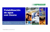 Potabilizacion de Agua con Ozonox - aniq.org.mx · Rellenos Sanitarios (plantas de biogás) ... Costo de operación depende del flete y volumen. ... Incluye: insumos, ...
