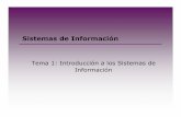 Sistemas de Información - Inicio | KybeleSI-2010... · 19/02/2009 Sistemas de Información 2 Bibliografía Análisis y Diseño de Aplicaciones Informáticas de Gestión: Una Perspectiva