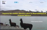 Impacto del cambio climático sobre la disponibilidad de ...cebem.org/revistaredesma/vol5/pdf/informacion/Presentacion Info... · El Niño desde mediado de los 1970’s juntamente