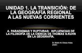 Unidad 1. La transición: de la geografía regional a las ...sgpwe.izt.uam.mx/files/users/uami/mcheca/teoria_geografica/... · Plantea así la inconmensurabilidad de los paradigmas
