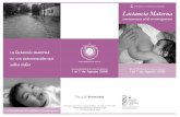 FOLLETO SEMANA LACTANCIA 2009 - … SEMANA LACTANCIA 2009.pdf · capacitar sobre el apoyo de la lactancia a profesionales de la Salud; socorristas y otras personas comprometidas en