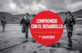 COMPROMISO CON EL DESARROLLO - Unacem - … · desarrollo de productos innovadores con un menor impacto, como los ... comunidades cercanas a nuestras plantas en Lima y Tarma, a través
