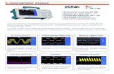 OSCILOSCOPIO DS2202A - Ditecom - … especificaciones pueden variar sin previo aviso OSCILOSCOPIO DS2202A MODELO DS2202A Ancho de banda 200 MHz Canales 2 analógicos + multimetro Velocidad