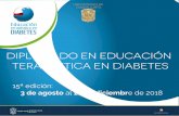 Diplomado en Educación Terapéutica en Diabetes - … · La educación para el autocuidado de la diabe-tes debe basarse en las circunstancias, priorida-des y objetivos de cada paciente;