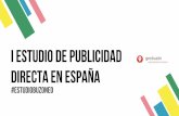 I Estudio de Publicidad Directa en Españarecursos.anuncios.com/files/962/57.pdf · La periodicidad en la distribución de folletos y catálogos impacta directamente en el recuerdo