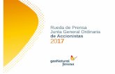 Rueda de Prensa Junta General Ordinaria de …prensa.gasnaturalfenosa.com/wp-content/uploads/2017/04/Presentac... · Chile: Adjudicación de contrato a largo plazo de generación