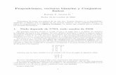 Proposiciones, vectores binarios y Conjuntos ﬁnitosmatematicas.uis.edu.co/~risaacs/AMA/doc/Proposi.pdf · Proposiciones, vectores binarios y Conjuntos ﬁnitos Rafael F. Isaacs