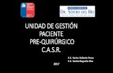 UNIDAD DE GESTIóN de paciente PRE-QUIRÚRGICo …redsalud.ssmso.cl/wp-content/uploads/2017/10/Proyecto-Unidad-Pre... · •Establecer visita pre anestésica (protocolos). •Implementar