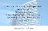 Declaración Jurada Anticipada de Importación - … · micrositio “DECLARACION JURADA ANTICIPADA DE ... comercial más seguro y propender a un nuevo enfoque de trabajo y ... de