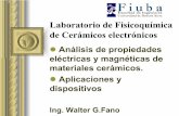 Laboratorio de Fisicoquímica de Cerámicos electrónicoslaboratorios.fi.uba.ar/lafmacel/Seminario_de_Extension_parte_2... · Laboratorio de Fisicoquímica de Cerámicos electrónicos