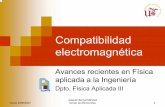Compatibilidad electromagnética - esi2.us.es · Conmutaciones en el sistema de acondicionamiento de potencia ... IEEE Transactions on Microwave Theory and Techniques; Vol.50, pp.1895-1900,