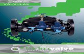 VÁLVULAS - hidroconta.com · de trabajo Presión Máxima PN10 PN10 KV CV ... La válvula sostenedora de presión, está diseñada para mantener una presión mínima aguas arriba,