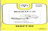 Descargar informe tecnico cesvimap n - Renault 21 - …renault21.es/Manual/Cesvimap/Renault21-Cesvimap_1.pdf · 2012-03-07 · Dimensiones... 1.6. Elementos de la carrocería que