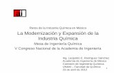 Retos de la Industria Química en México La … · – 1978: Gobierno Federal publica políticas de promoción; específicamente la estructura ... importando cumeno en esas circunstancias.