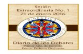 Sesion Extraordinaria No. 1-21ene2016.pdfcongresosanluis.gob.mx/sites/default/files/unpload/tl/dd/2018/06... · Diario de los Debates Primer Año de Ejercicio Primer Periodo Ordinario
