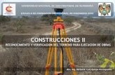 CONSTRUCCIONES II - Civil YeDaRo | Ingeniería Civil · Los levantamientos que se hacen durante la construcción de un edificio se dividen en tres clases. Preliminares: para que el