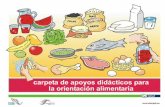carpeta de apoyos didácticos para la orientación … · Conscientes de la importancia de la alimentación como factor ... información a través de una serie de clases o conferencias