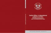 Justicia Militar e independencia judicial en el Perú. · 2010-05-03 · inconstitucionalidad, presentada esta vez por el Colegio de Abogados de Lima, contra diversas disposiciones