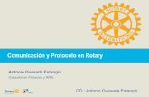 PROTOCOLO Y CEREMONIAL EN ROTARY - … · Ejemplo de Ordenación ProtocolariaenEventodeRI. 11 Protocolo y Ceremonial en Rotary Ordenación protocolaria en el Distrito Rotario ...