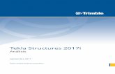 Tekla Structures 2017i · 7.2 Modificar las propiedades de una parte de análisis.....73 7.3 Definir condiciones de apoyo.....75