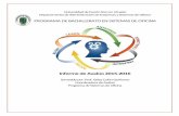 Informe de Avalúo 2015-2016 - uprutuado.edu · PROGRAMA DE BACHILLERATO EN SISTEMAS DE OFICINA Informe de Avalúo 2015-2016 Sometido por: Prof. Gelsy Colón-Quiñones Coordinadora