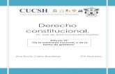 Derecho constitucional. - ief.jalisco.gob.mx · Las constituciones mexicanas de 1814 y 1824, plasmaron como principio total la idea de la soberanía, asociándola con la idea de independencia.