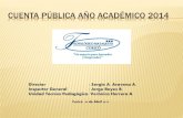 CUENTA PÚBLICA AÑO ACADÉMICO 2014 PUBLICA 2015.pdf · alumnas de tercero y cuarto medio. ... gestiÓn del currÍculum ... docentes de apoyo en las asignaturas de lenguaje , ...