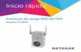 Guía de inicio rápido del extensor de rango WiFi …€¦ · Si el router WiFi es compatible con la banda de 5 GHz, repita los pasos 1 y 2 para conectar el extensor de rango a esa