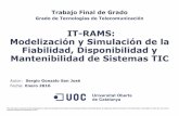 IT RAMS: Modelización y simulación de la fiabilidad ...openaccess.uoc.edu/webapps/o2/bitstream/10609/45830/5... · Caracterización y modelado de los sistemas y procesos con el