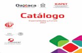 Catálogo - icapet.oaxaca.gob.mx · Ÿ Confección Industrial de Ropa
