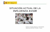 SITUACIÓN ACTUAL DE LA INFLUENZA AVIAR - … · de 2015, relativa a determinadas medidas de protección en relación con la gripe aviar altamente patógena del subtipo H5 y modificaciones.