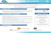 GUÍA DE ATLETA - Asdeporte | La comunidad de …€¢ Estacionamiento día del evento • Bloques de salida • • Abastecimiento en la ruta El brazalete será asignado de acuerdo