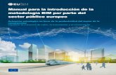 Manual para la introducción de la metodología BIM … para la introducción de la metodología BIM por parte del sector público europeo Actuación estratégica en favor de la productividad