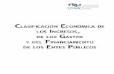 CLASIFICACIÓN ECONÓMICA DE LOS INGRESOS DE LOS GASTOS Y ...intranet.e-hidalgo.gob.mx/NormatecaE/Archivos/a_clasifica_econom... · clasificaciÓn econÓmica acuerdo por el que se