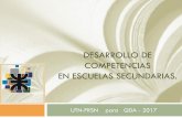 DESARROLLO DE COMPETENCIAS EN ESCUELAS …grupoqda.org.ar/wp-content/uploads/2017/07/KERN_PACINI_MANSILLA... · Sentido de iniciativa y espíritu emprendedor. 7. ... Ejercita destrezas