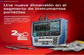 Una nueva dimensión en el segmento de instrumentos … · Sonda lógica (MSO) Canal 4 Voltaje de CC ... categoría de medición y el voltaje eficaz máximo para el que ... en ensayos