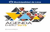 AGENDA - Bienvenidos - Municipalidad Metropolitana … · martes 12 al 31 de enero exposiciÓn itinerante pinacotebook programa de exposiciones itine-rantes de la lima de ayer: muestra
