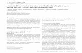 CASO CLÍNICO - Revista ACTA Gastroenterológica ...€¦ · Las hernias omentales predisponen al desarrollo de una hernia de hiato con estómago intratorácico, situa-ción de gravedad