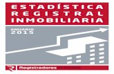 ESTADÍSTICA REGISTRAL INMOBILIARIA - registradores… · industriales 25 3. Número de compraventas de vivienda registradas 30 3.1. Nacional y comunidades autónomas 30 3.2. Provincias