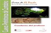 Cueva de EL Pendo - Cuevas | Cuevas de Cantabriacuevas.culturadecantabria.com/archivos/educacentros/PENDO-CUADE… · cincuenta que pusieron en relieve una estratigrafía con ocupaciones