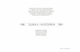 3201-HYDRA - descargas.hidral.comdescargas.hidral.com/DocLegalizacion/QH/4-Reg. y Montaje - Hydra... · Esquinas que corten o partes que sobresalgan) Riesgo de dañar las partes mecánicas