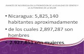 AVANCES DE NICARAGUA EN LA PROMOCION DE LA IGUALDAD DE ... .pdf · l proceso de socialización. ... a partir de la diferencia sexual. •Equidad de genero : ... PROMOCION DE LA IGUALDAD