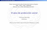 Taller Intersectorial sobre Protección Social y Empleo … · •Convenio núm.102 (1952) norma mínima seguridad social: ... Panorama internacional del empleo y de la seguridad